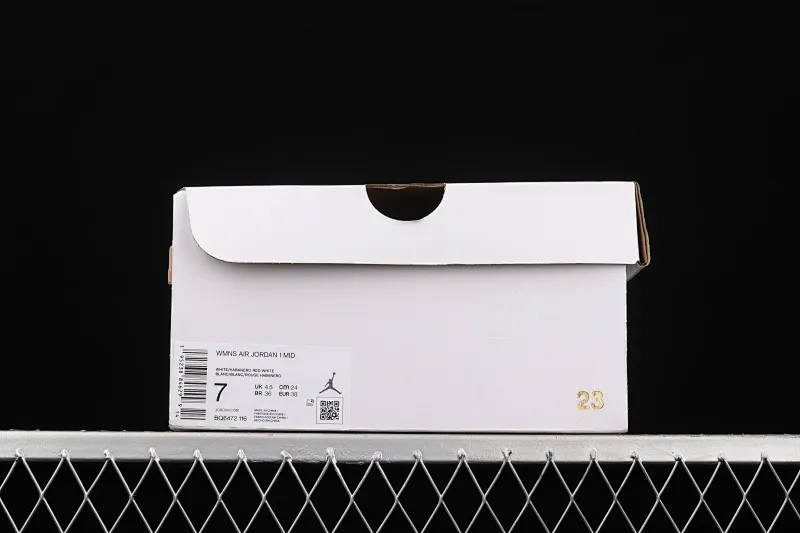 All categories Air Jordan Jordan series basketball shoes Air Jordan 1 Mid G version pure original Air Jordan 1 Mid AJ1 Joe 1 Havana red Chinese basketball shoes BQ6472-116